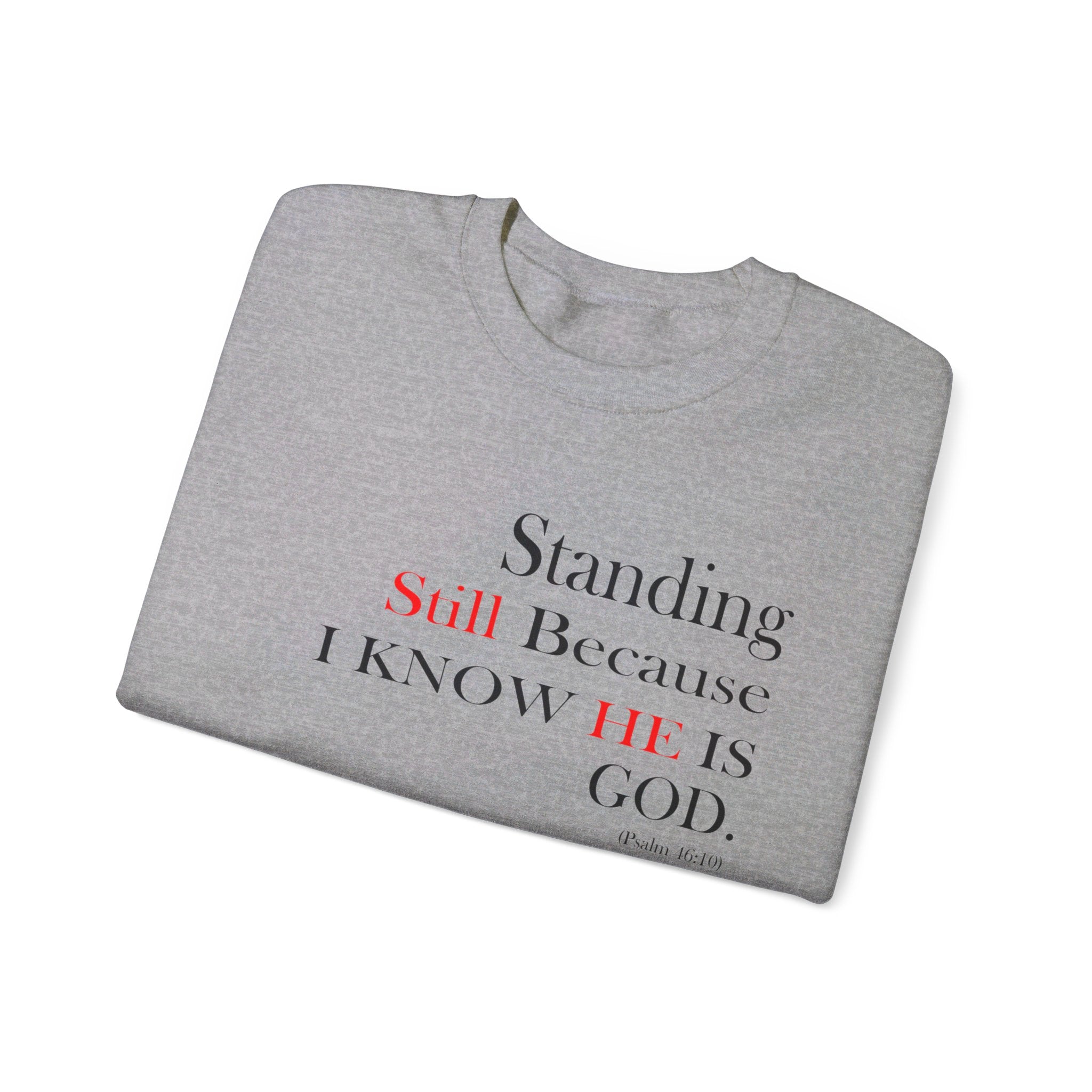 Classic Unisex Psalm 46:10 Long Sleeve Shirt In Different Color Options