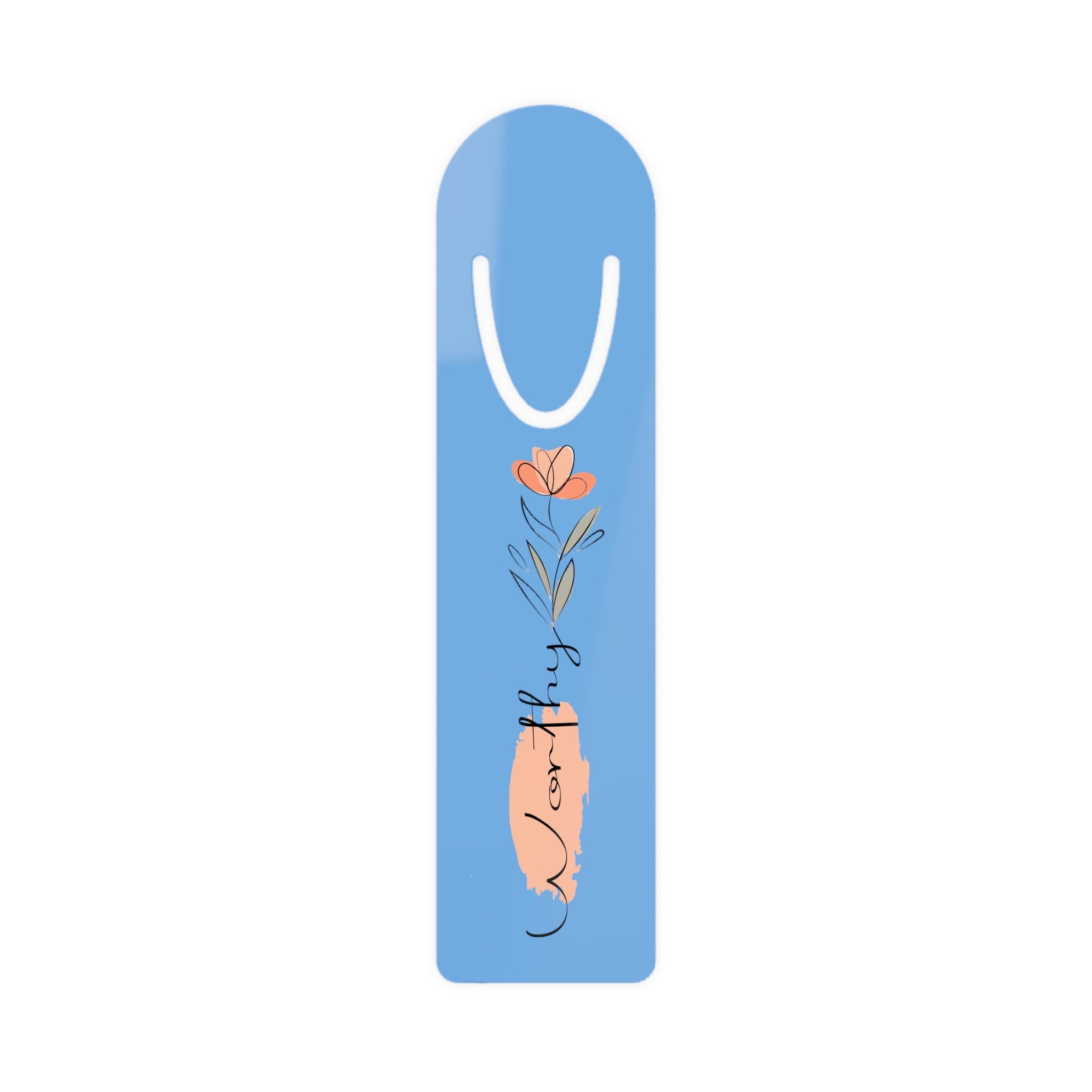 Blissfully Sky Blue & Black Worthy Book Mark