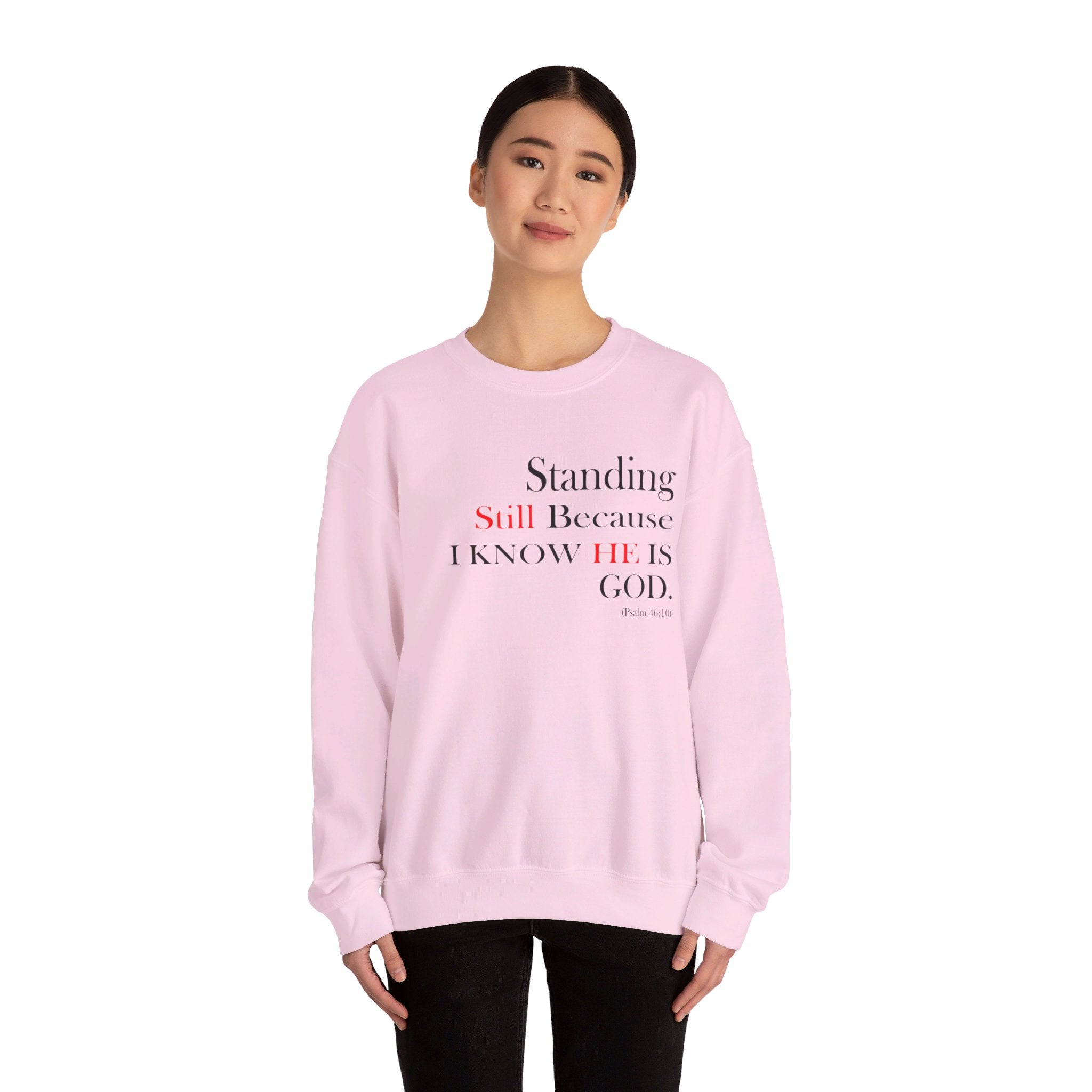 Classic Unisex Psalm 46:10 Long Sleeve Shirt In Different Color Options