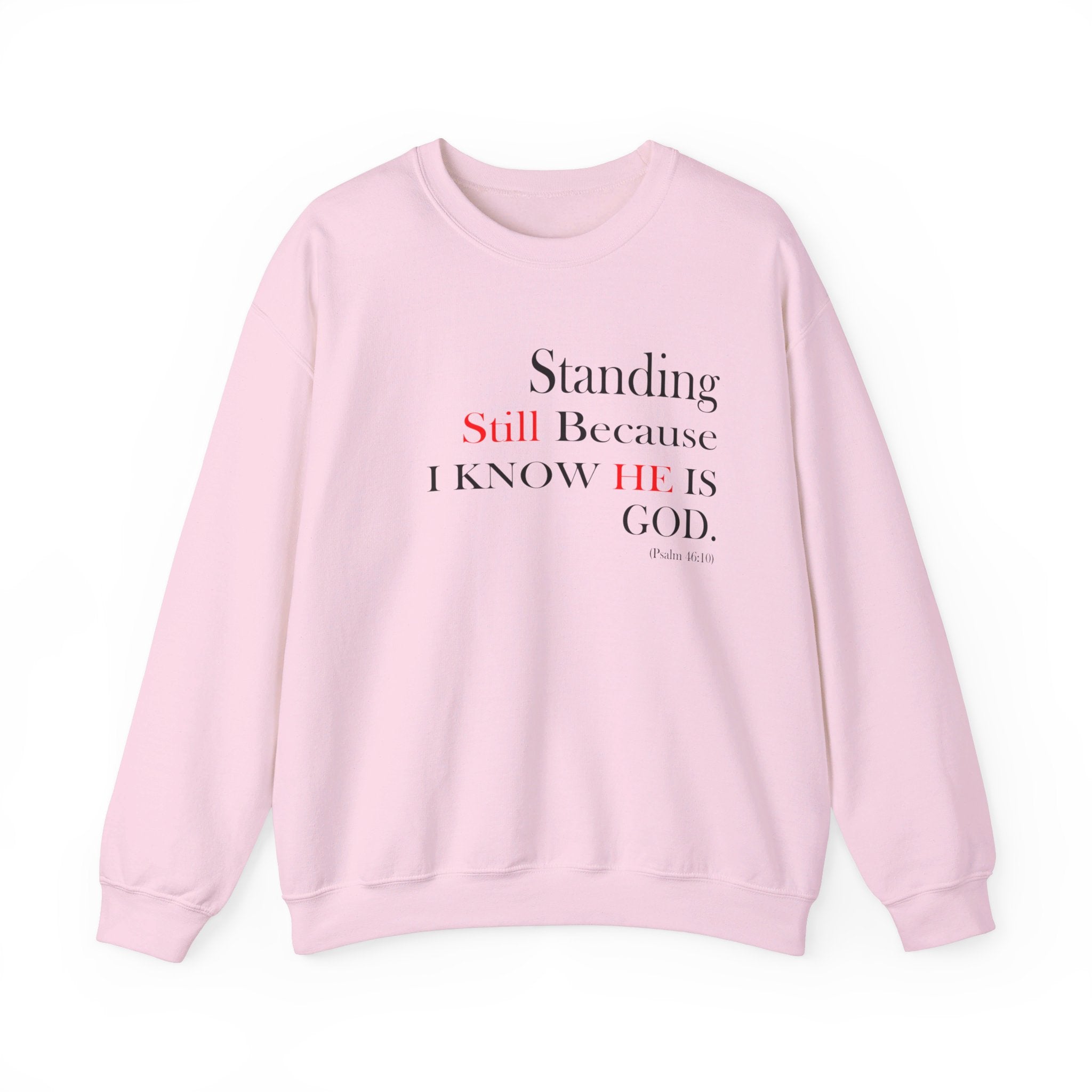 Classic Unisex Psalm 46:10 Long Sleeve Shirt In Different Color Options