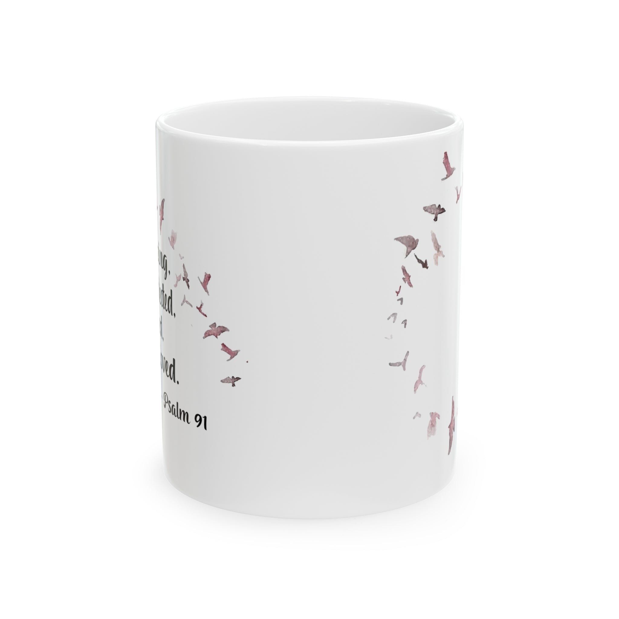 Protected Forever White Mug - Your Faithful Treasure