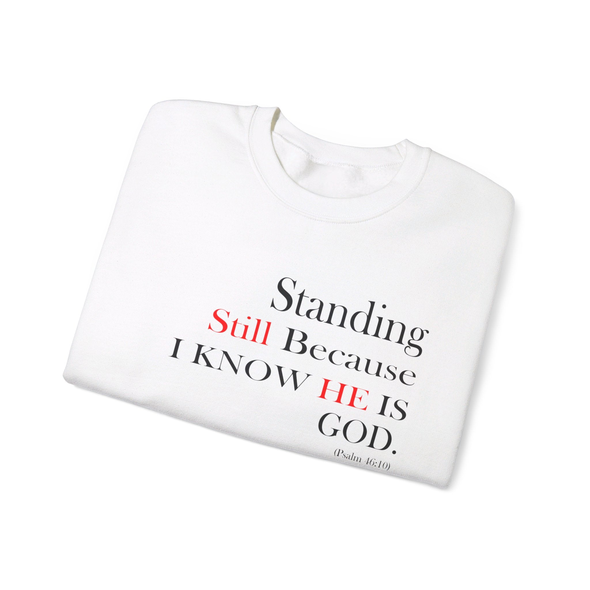 Classic Unisex Psalm 46:10 Long Sleeve Shirt In Different Color Options