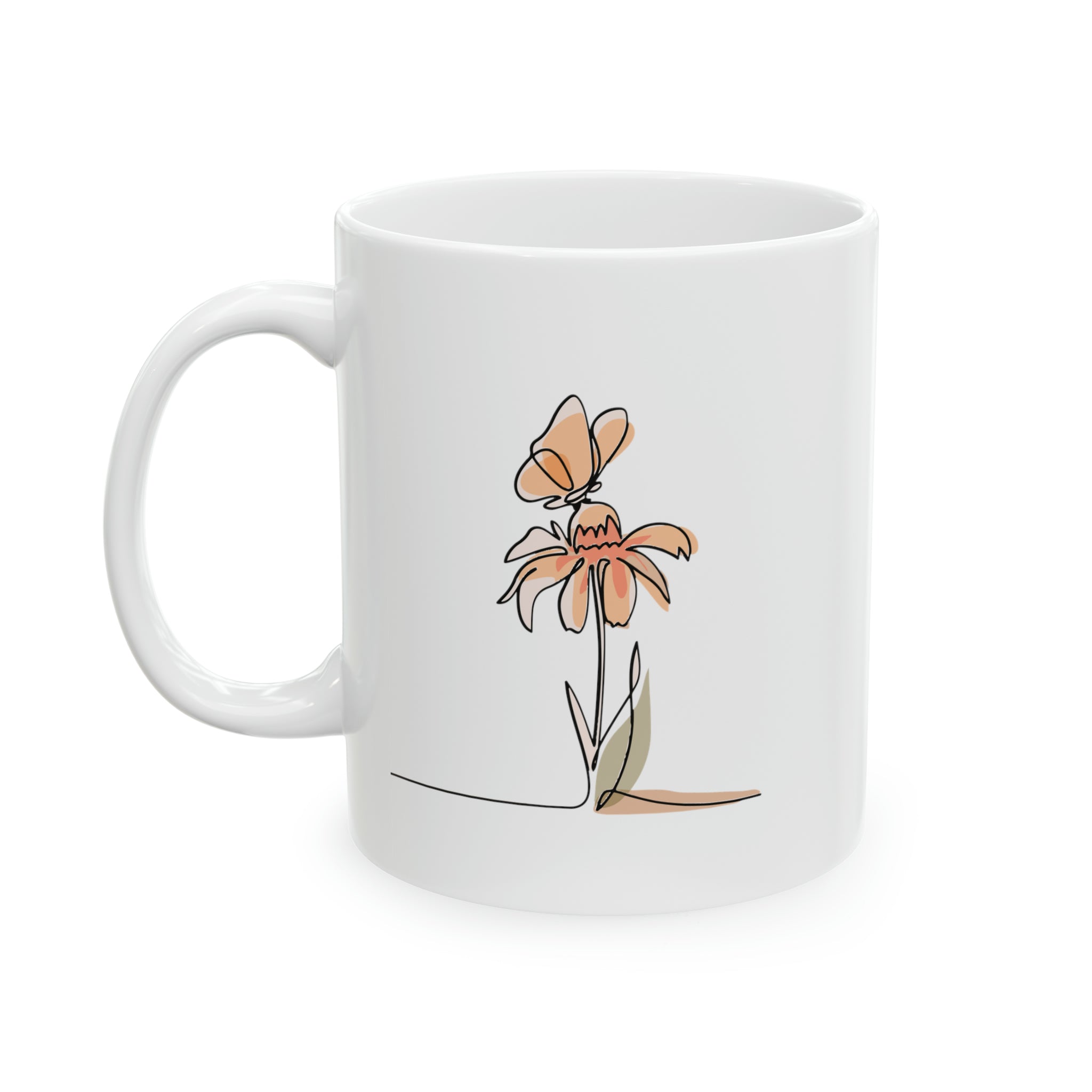 Single & Flourishing White Mug - Your Faithful Treasure