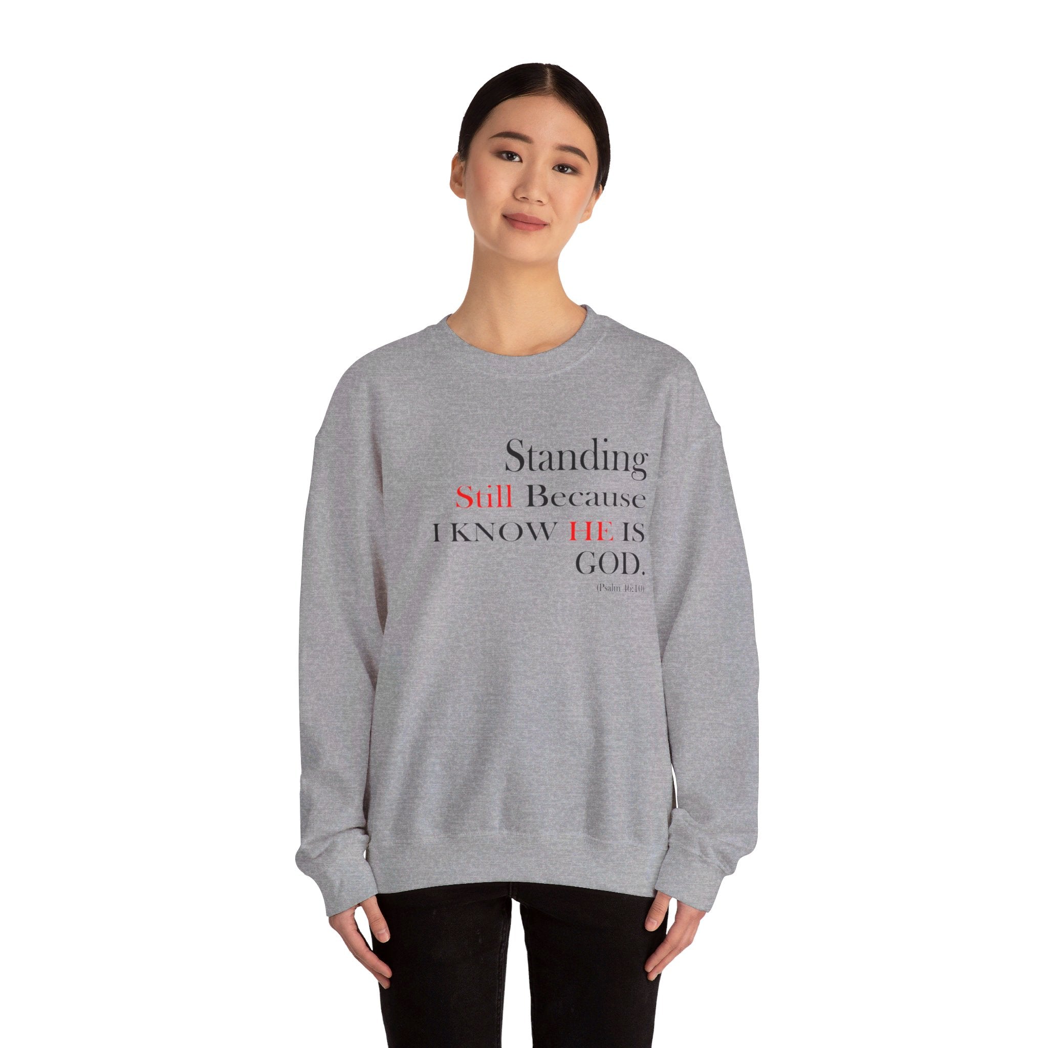 Classic Unisex Psalm 46:10 Long Sleeve Shirt In Different Color Options