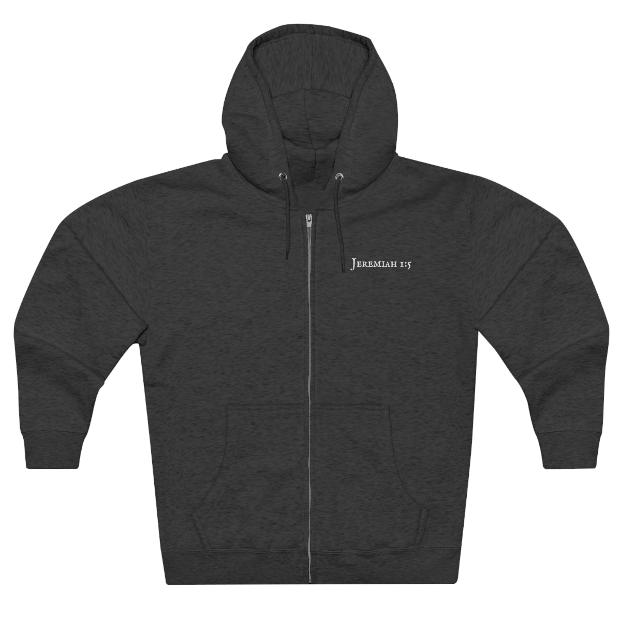 Jeremiah 1:5 Chosen Zip Up Hoodie - Your Faithful Treasure