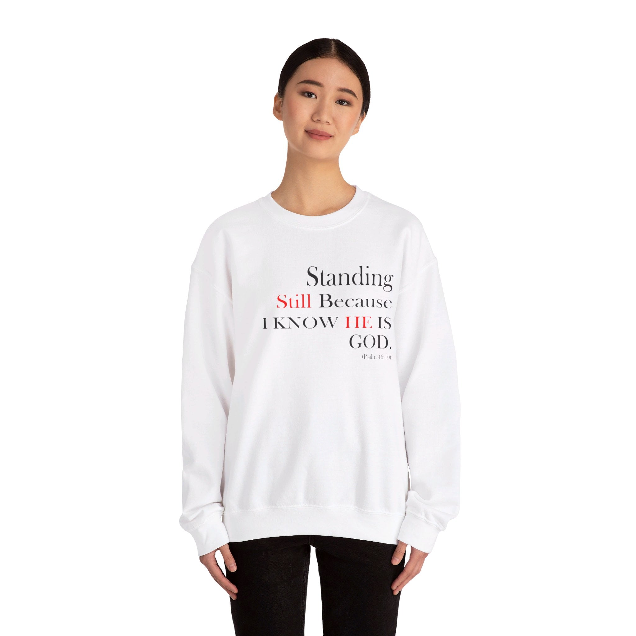 Classic Unisex Psalm 46:10 Long Sleeve Shirt In Different Color Options