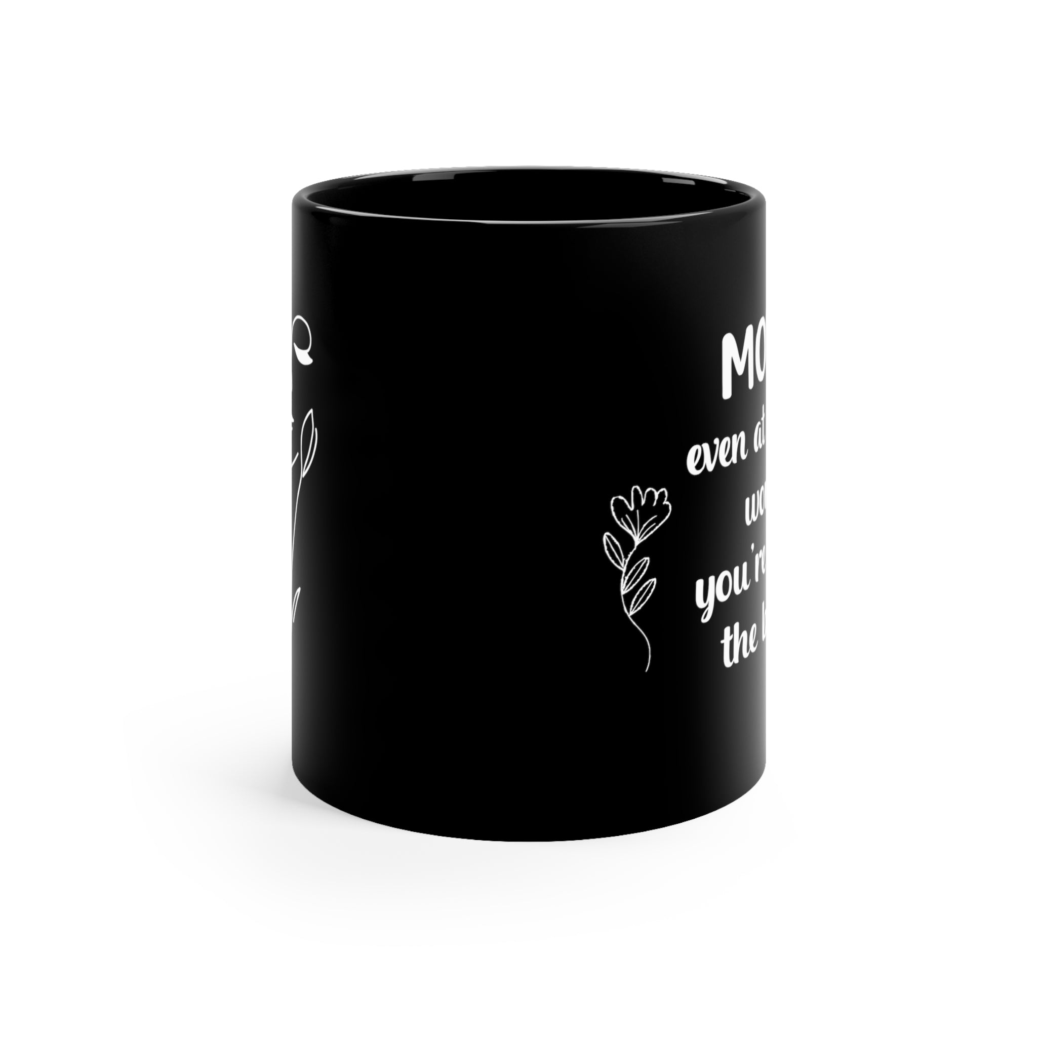 The Best Perfect Mom Black Mug - Your Faithful Treasure