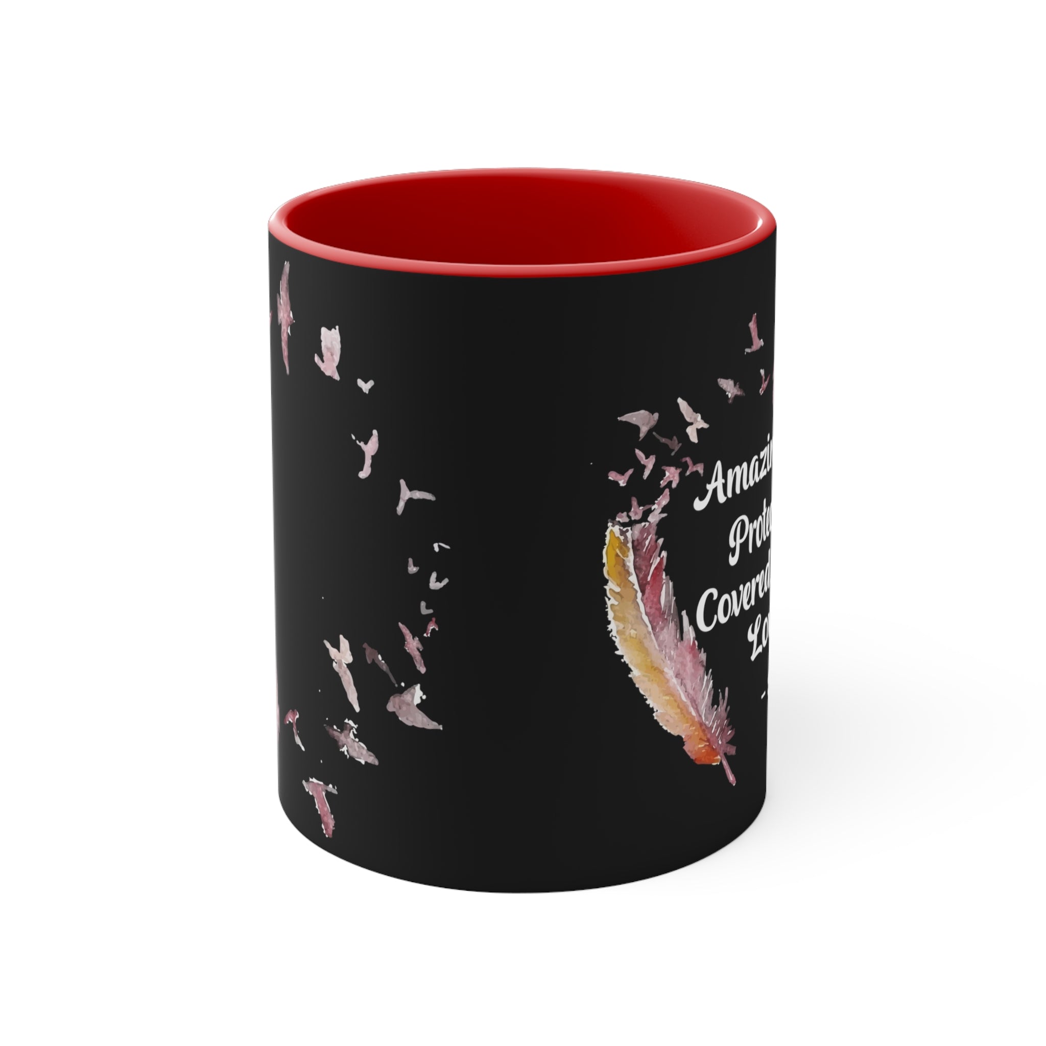 Beautifully Loved Black & Red Mug.