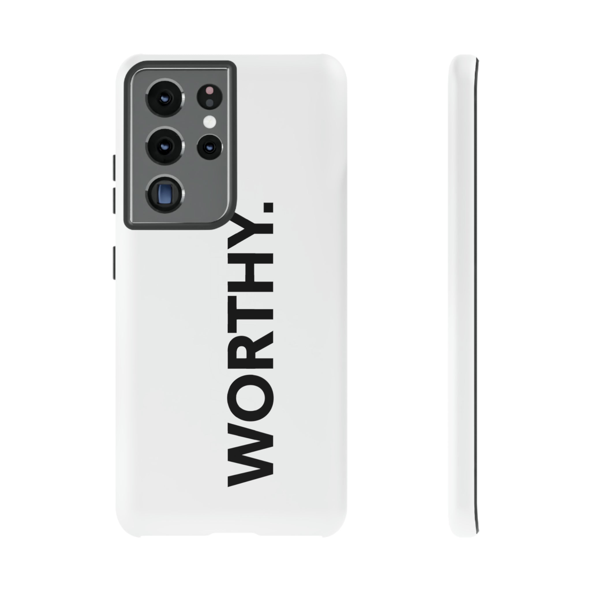 Pure White Phone Case For All - Your Faithful Treasure