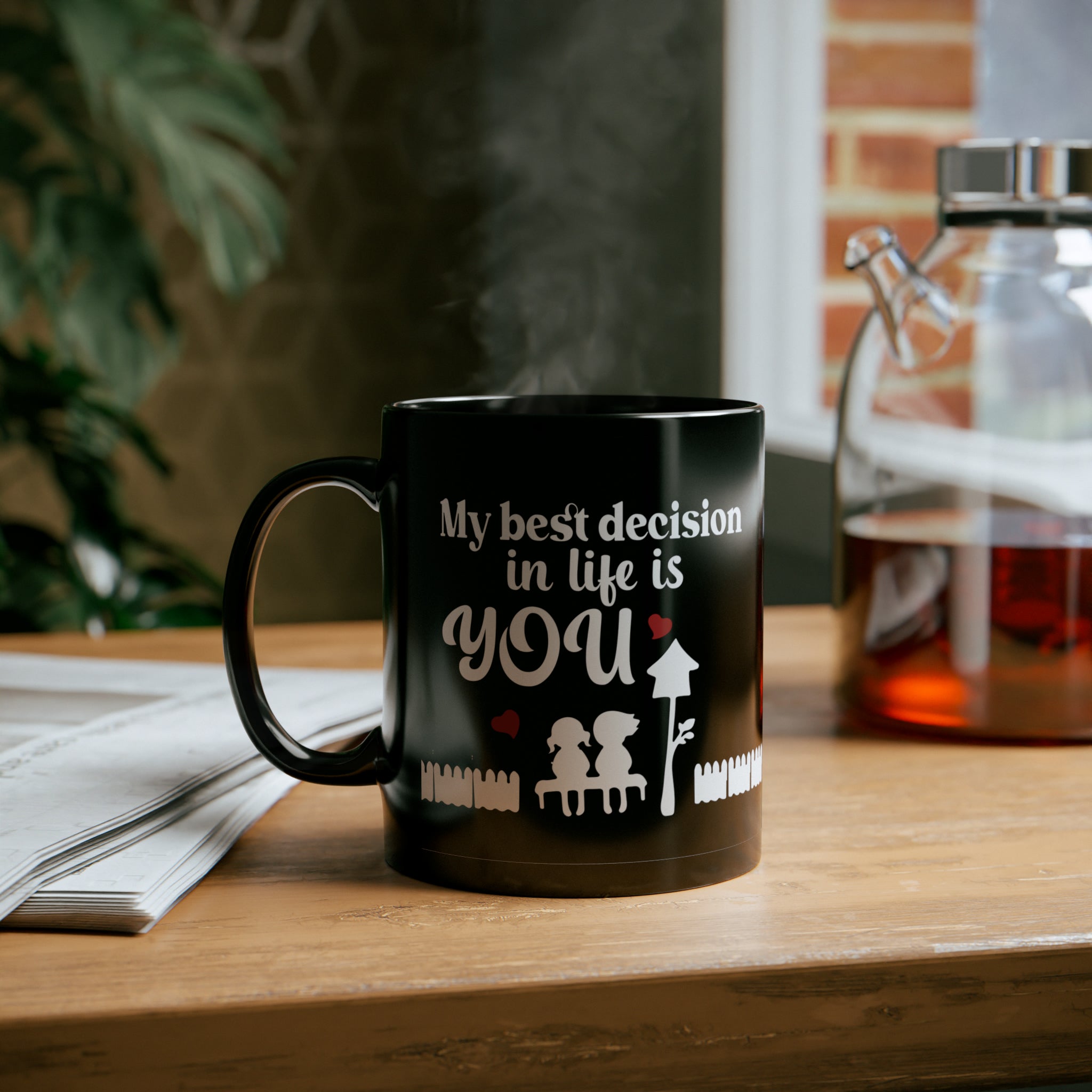 It’s All About You Black Mug For Couples - Your Faithful Treasure