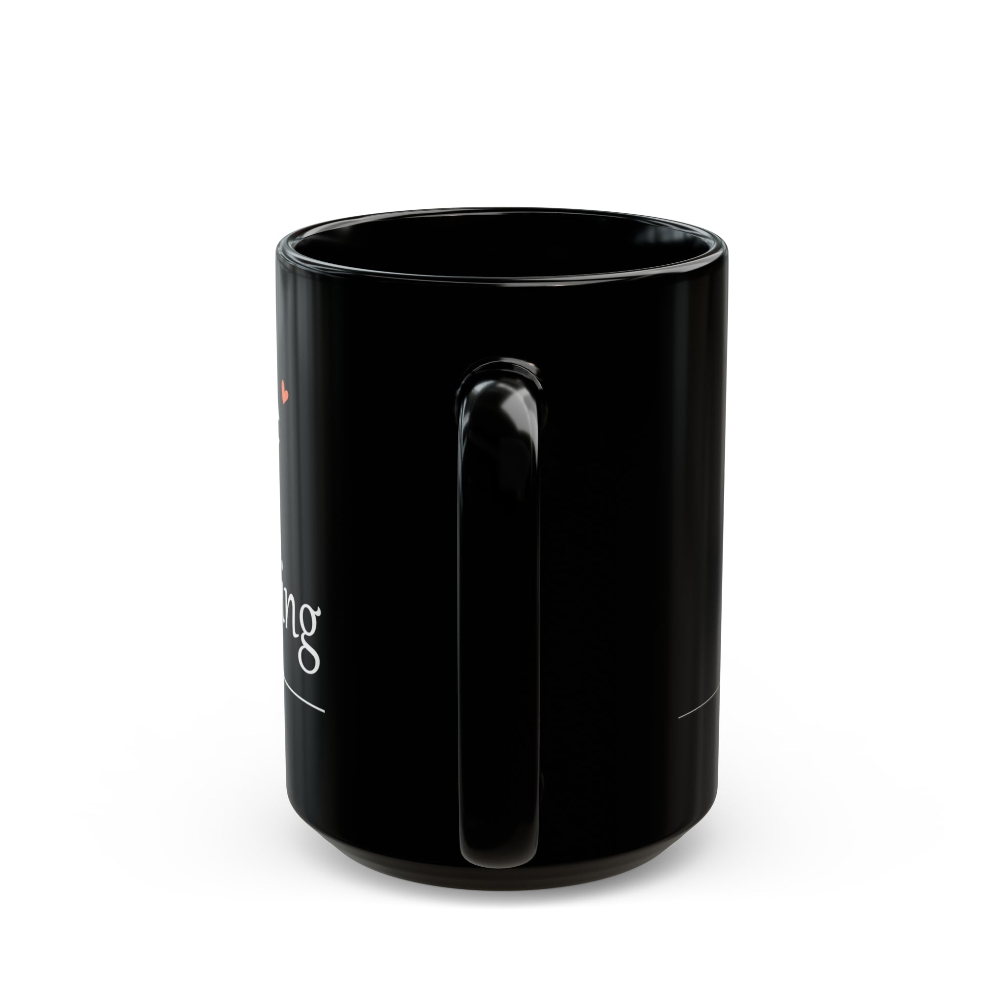 Single & Flourishing Black Ceramic Mug - Your Faithful Treasure