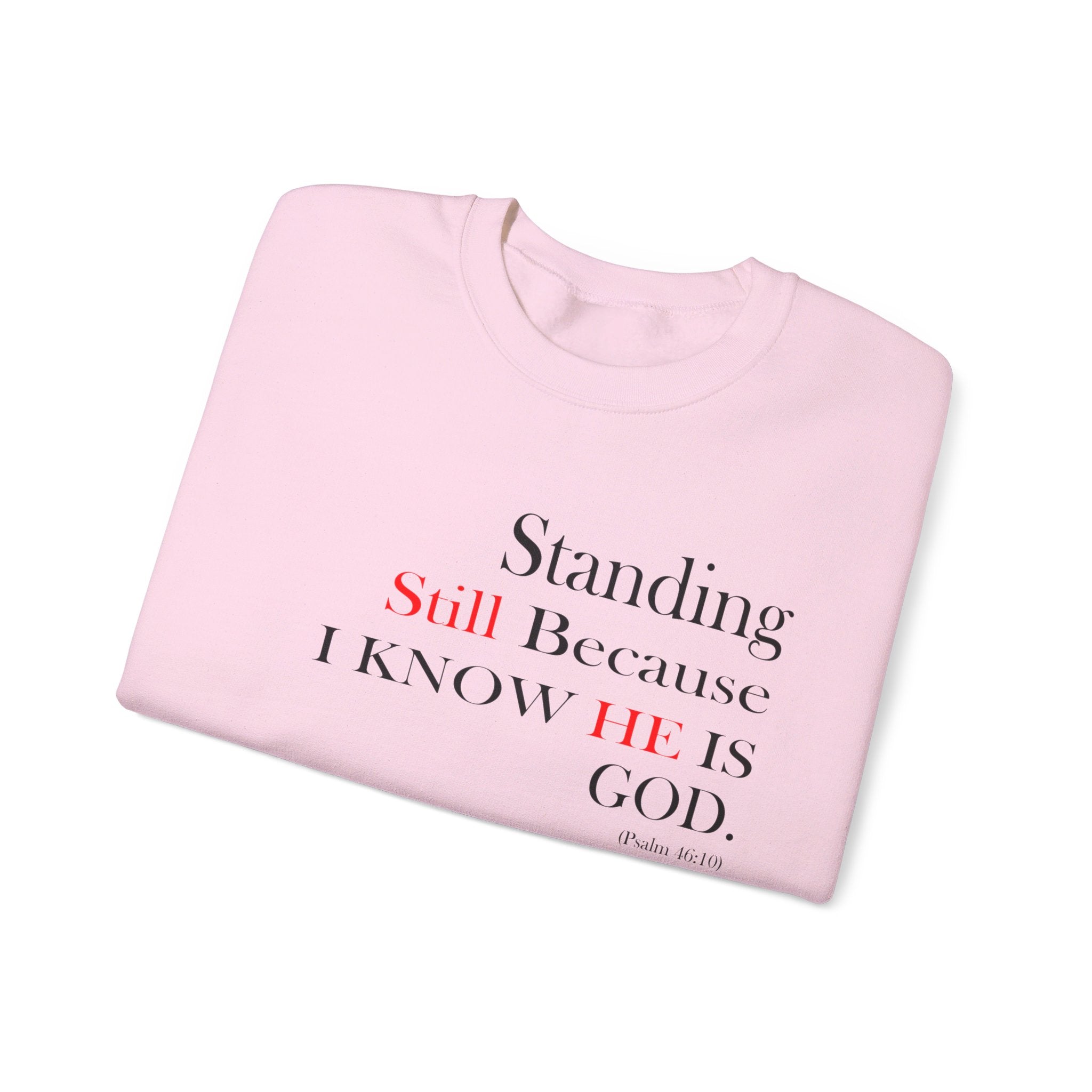 Classic Unisex Psalm 46:10 Long Sleeve Shirt In Different Color Options