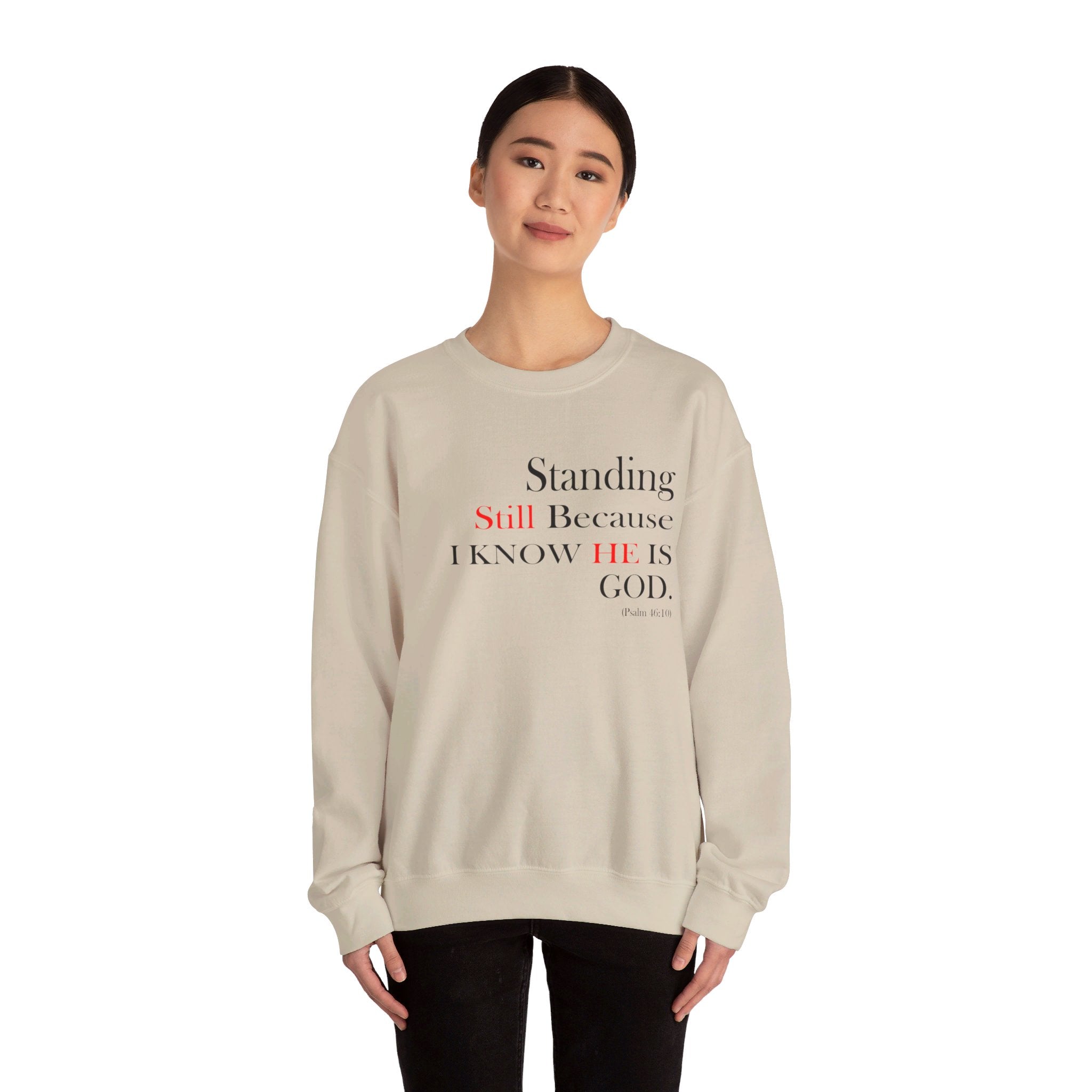 Classic Unisex Psalm 46:10 Long Sleeve Shirt In Different Color Options