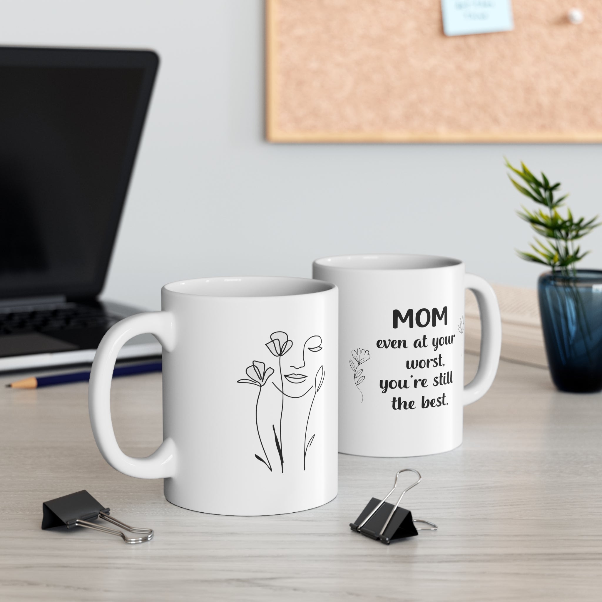 Best Mom Ever White Mug - Your Faithful Treasure