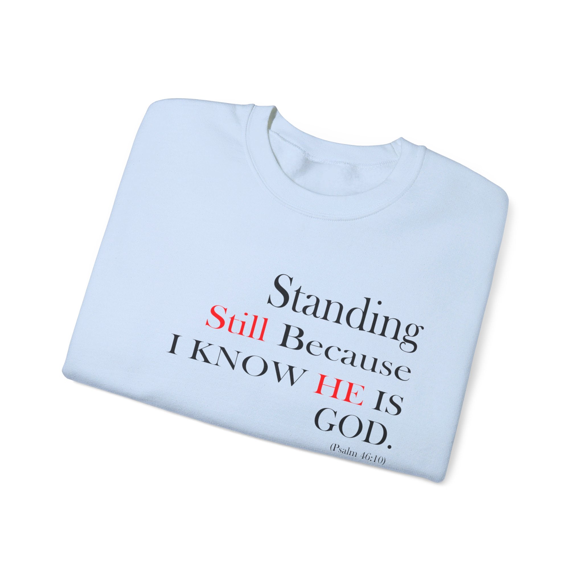 Classic Unisex Psalm 46:10 Long Sleeve Shirt In Different Color Options