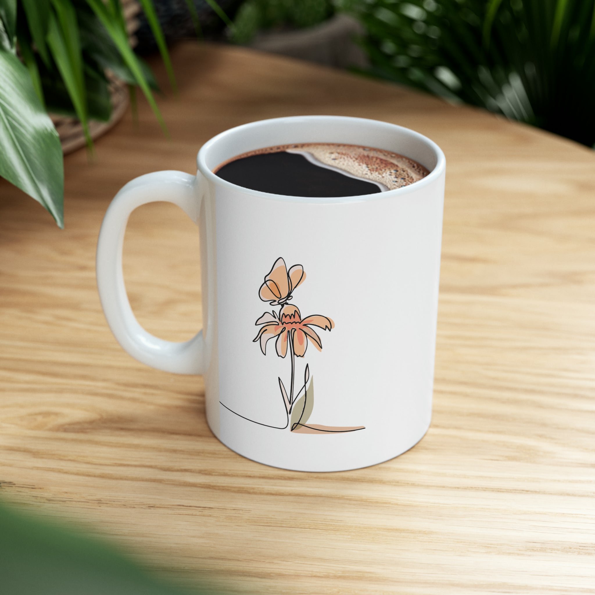 Single & Flourishing White Mug - Your Faithful Treasure